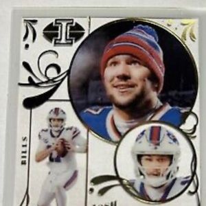 Josh Allen Panini Illusions King of Cards 2022 translucent